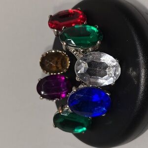 Set of 7 rainbow rings